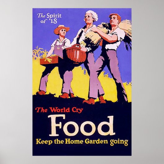 De geest van de Wereldoorlog 18-18. Poster (Voorkant)