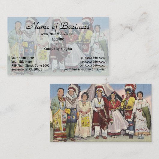 De geest van de West Plains Visitekaartje (Voorkant / Achterkant)