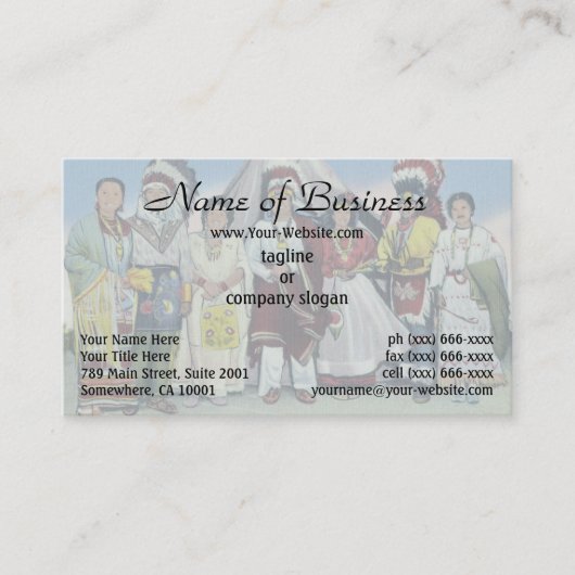 De geest van de West Plains Visitekaartje (Voorkant)