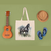 De geest van de wilde hengst tote bag