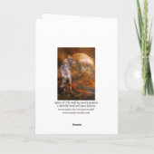 De geest van de Wolf Art Card Kaart (Achterkant)