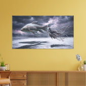 De Geest van de Zoutvlakte Canvas Afdruk (Insitu (Woonkamer))