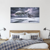 De Geest van de Zoutvlakte Canvas Afdruk (Insitu (Slaapkamer))