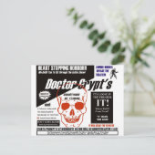 De Geest van Dr. Crypt's toont Briefkaart (Staand voorkant)