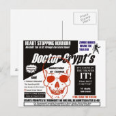 De Geest van Dr. Crypt's toont Briefkaart (Voorkant / Achterkant)