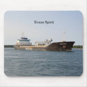 De Geest van Evans mosuepad Muismat