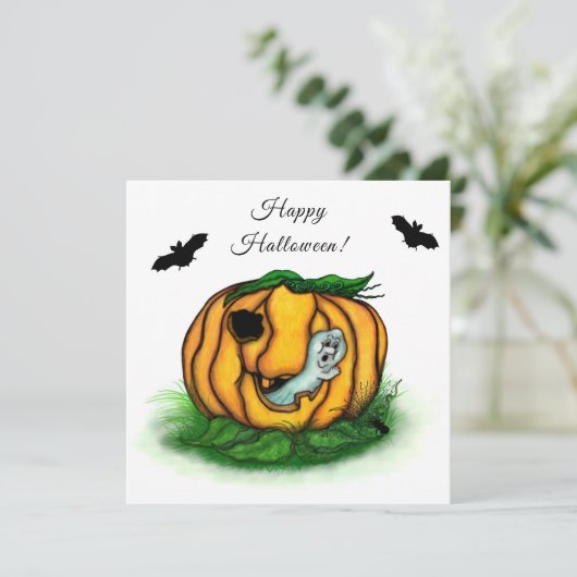 De geest van Halloween, Bat, Ghost en Spider (Staand voorkant)