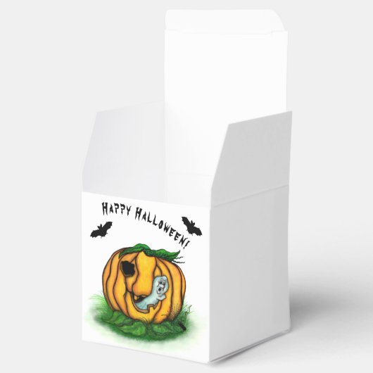 De geest van Halloween, Bat, Ghost en Spider Bedankdoosjes (Geopend)