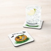 De geest van Halloween, Bat, Ghost en Spider Bier Onderzetter (Rechterzijde)