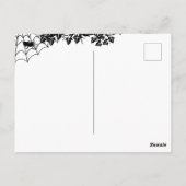 De geest van Halloween, Bat, Ghost en Spider Briefkaart (Achterkant)