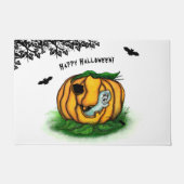 De geest van Halloween, Bat, Ghost en Spider Deurmat (Voorkant)