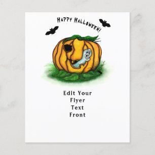 De geest van Halloween, Bat, Ghost en Spider Flyer