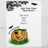 De geest van Halloween, Bat, Ghost en Spider Flyer (Voorkant)