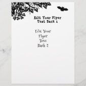 De geest van Halloween, Bat, Ghost en Spider Flyer (Achterkant)