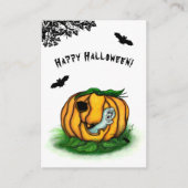 De geest van Halloween, Bat, Ghost en Spider Informatiekaartje (Voorkant)