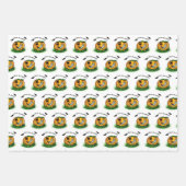 De geest van Halloween, Bat, Ghost en Spider Inpakpapier Vel (Voorkant 2)