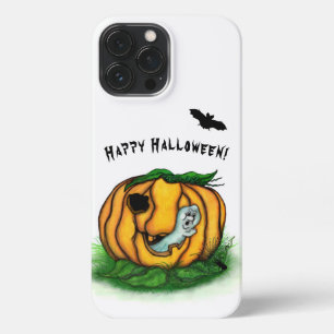 De geest van Halloween, Bat, Ghost en Spider iPhone 13 Pro Max Hoesje