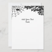 De geest van Halloween, Bat, Ghost en Spider Kaart (Achterkant)