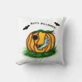 De geest van Halloween, Bat, Ghost en Spider Kussen (Voorkant)