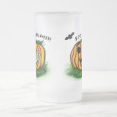 De geest van Halloween, Bat, Ghost en Spider Matglas Bierpul (Center)