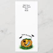 De geest van Halloween, Bat, Ghost en Spider Menu (Achterkant)