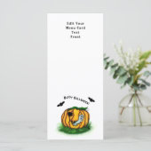 De geest van Halloween, Bat, Ghost en Spider Menu (Staand voorkant)