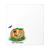 De geest van Halloween, Bat, Ghost en Spider Notitieblok (Voorkant)