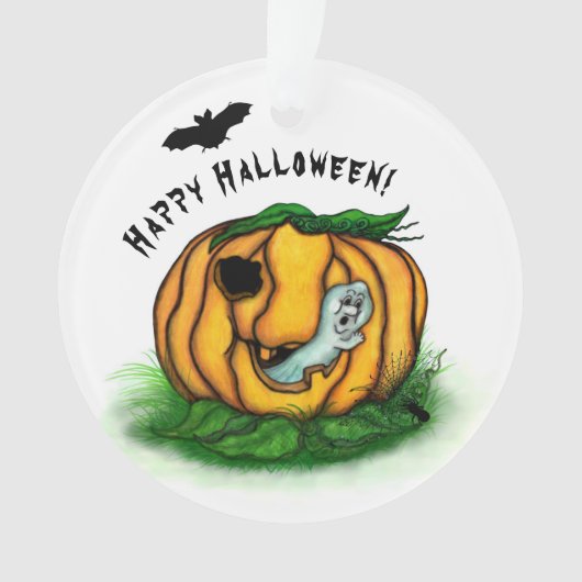 De geest van Halloween, Bat, Ghost en Spider Ornament (voorkant)