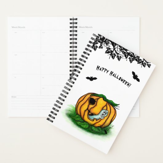 De geest van Halloween, Bat, Ghost en Spider Planner (Display)