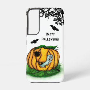 De geest van Halloween, Bat, Ghost en Spider Samsung Galaxy Hoesje