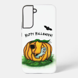 De geest van Halloween, Bat, Ghost en Spider Samsung Galaxy Hoesje
