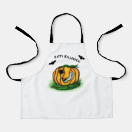 De geest van Halloween, Bat, Ghost en Spider Schort