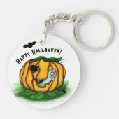 De geest van Halloween, Bat, Ghost en Spider Sleutelhanger (Achterkant)