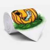 De geest van Halloween, Bat, Ghost en Spider Stropdas (Opgerold)