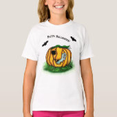 De geest van Halloween, Bat, Ghost en Spider T-shirt (Voorkant)