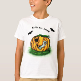De geest van Halloween, Bat, Ghost en Spider T-shirt
