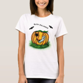 De geest van Halloween, Bat, Ghost en Spider T-shirt