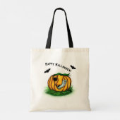 De geest van Halloween, Bat, Ghost en Spider Tote Bag (Achterkant)