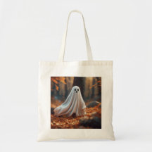 De geest van Halloween Canvas tas