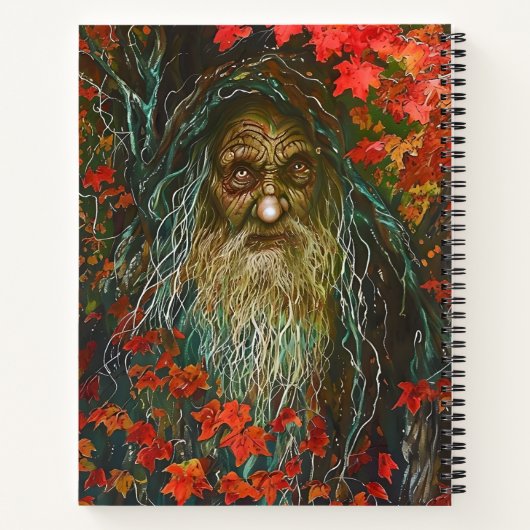 De geest van het bos notitieboek (Achterkant)