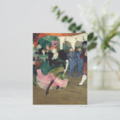 De geest van het Parijse cabaret, dans van passie Briefkaart (Staand voorkant)