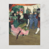 De geest van het Parijse cabaret, dans van passie Briefkaart (Voorkant)