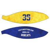 de geest van het team van blauwe gouden meisjes basketbal (Panelen)