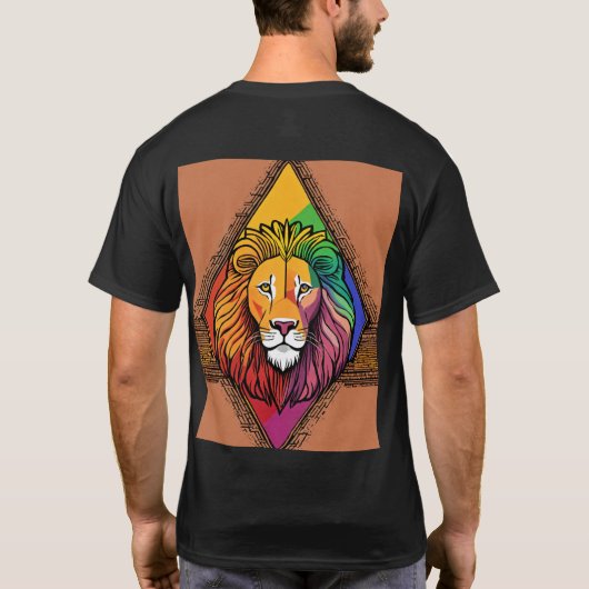 De geest van het wild: leeuw T-shirt (Achterkant)