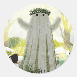 De Geest Van Imbolc Ronde Sticker