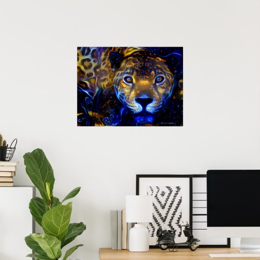 De geest van Jaguar Poster (Thuiskantoor)