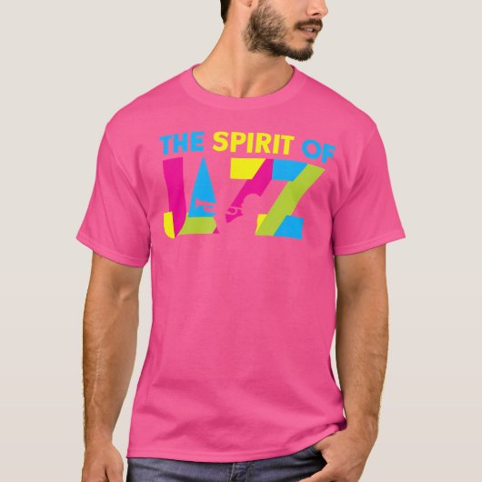 De geest van jazz t-shirt (Voorkant)