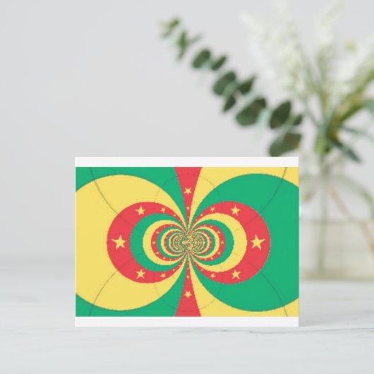 De geest van Kameroen: ontembare leeuwen Briefkaart (Staand voorkant)