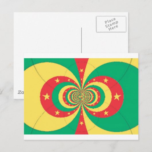 De geest van Kameroen: ontembare leeuwen Briefkaart (Voorkant / Achterkant)