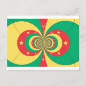 De geest van Kameroen: ontembare leeuwen Briefkaart (Voorkant)